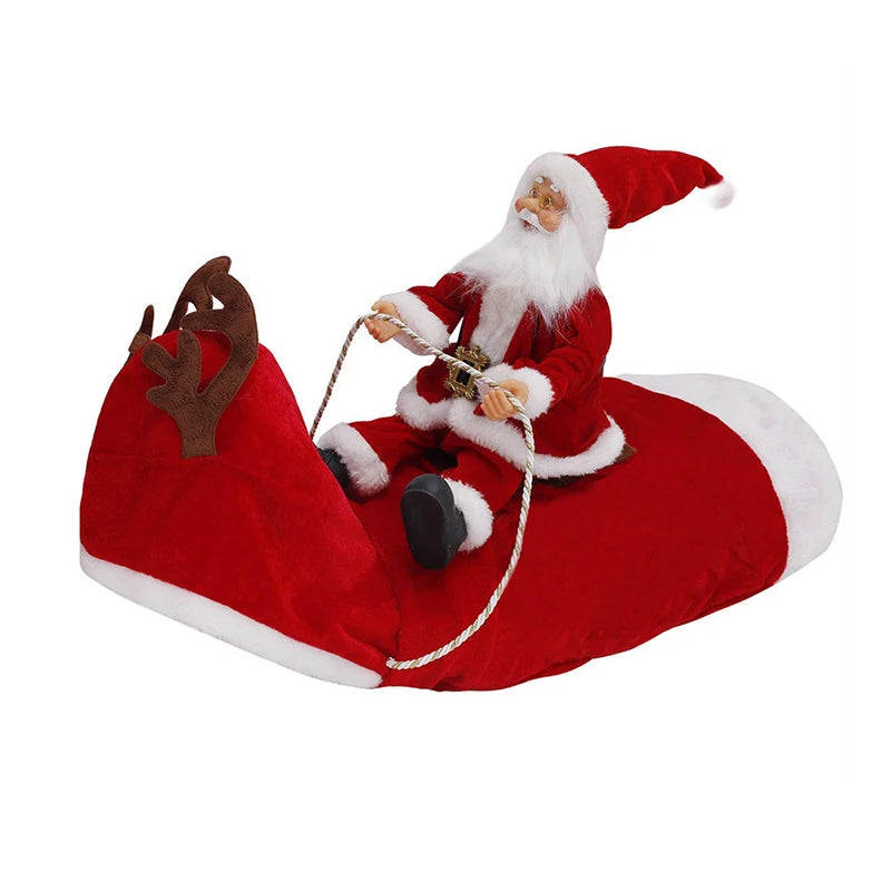 Santa Claus Riding Dog Christmas Costume