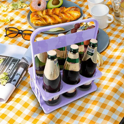Foldable 6-Bottle Drink Carrier
