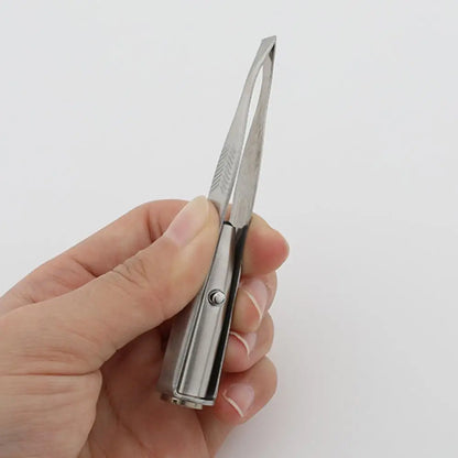 LED Light Precision Tweezers