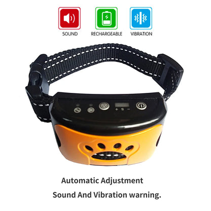 USB Rechargeable Anti Barking Dog Training Collar