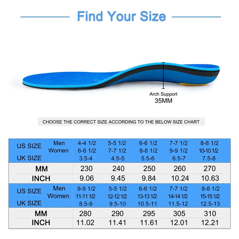 Orthopedic Arch Support Insoles