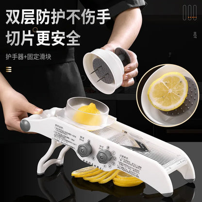 Multifunction Manual Vegetable Slicer & Julienne Cutter