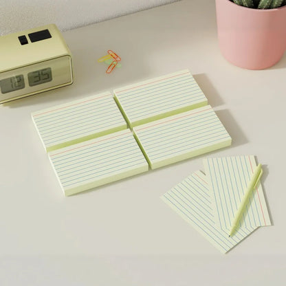 Colorful Index Flash Cards for Studying & Memorization
