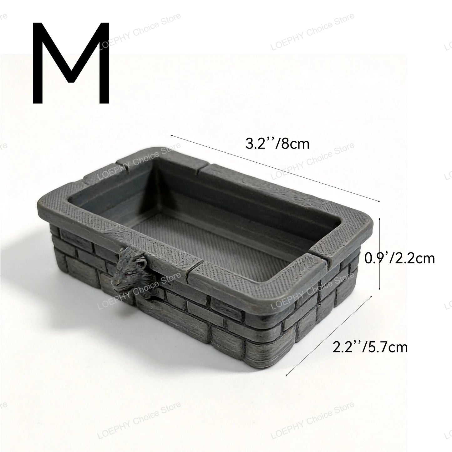 Castle Style Reptile Water Bowl