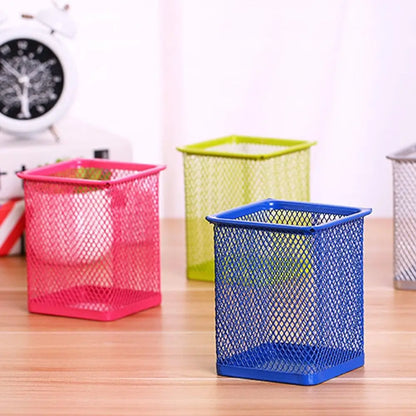 Metal Mesh Pen Holder