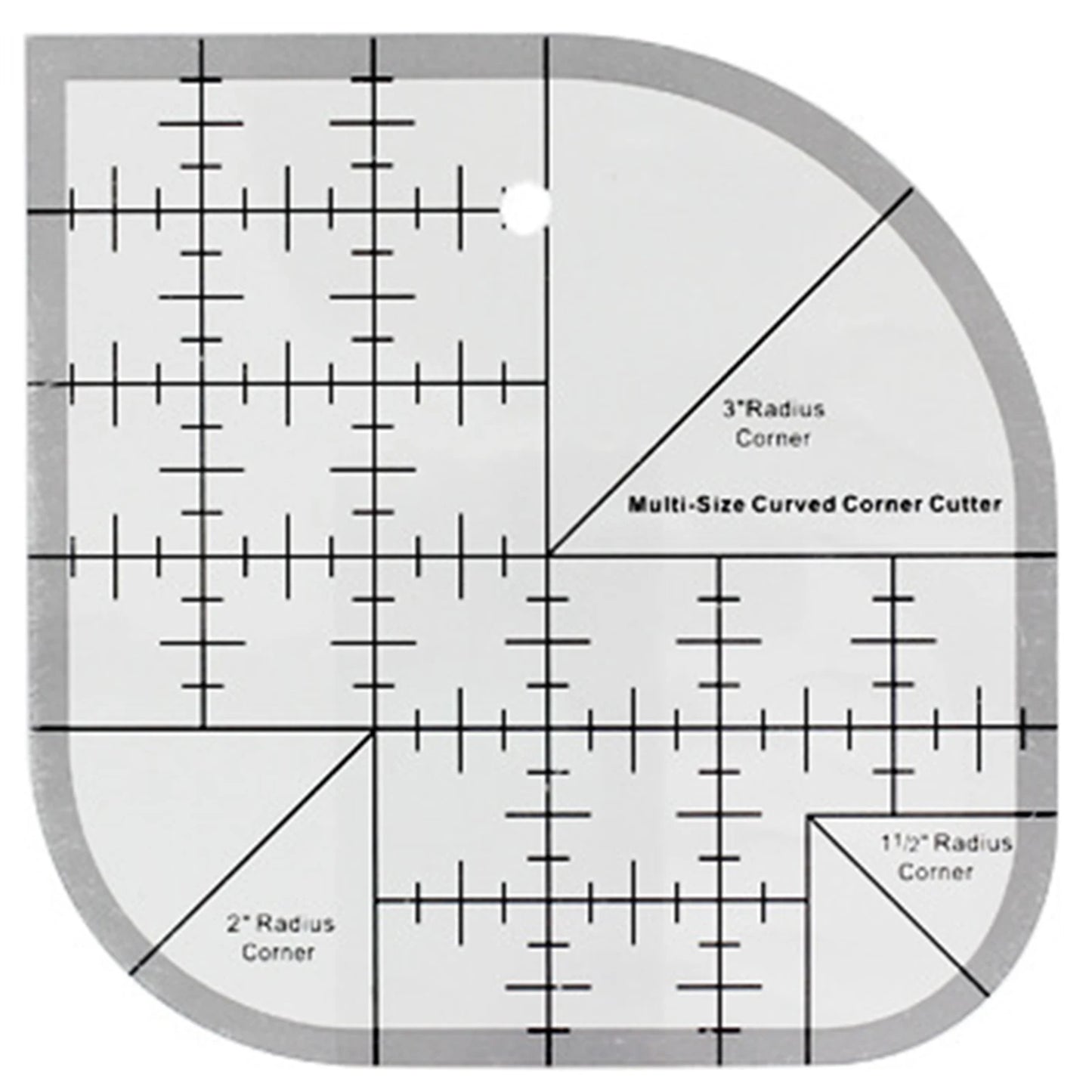 Curved Corner Quilting Ruler