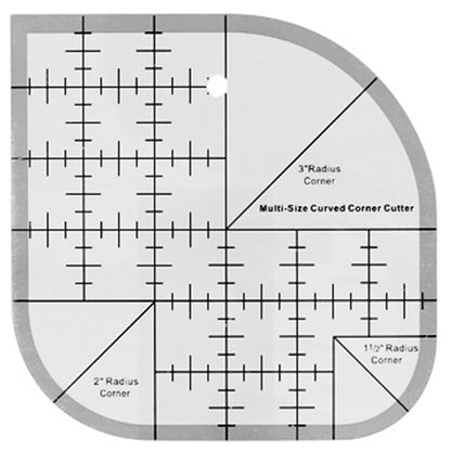 Curved Corner Quilting Ruler