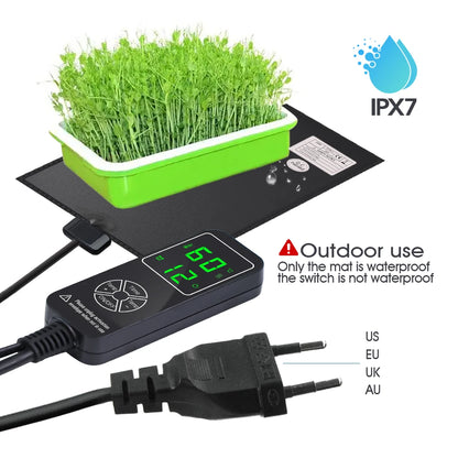 Reptile Heating Pad with Thermostat Controller