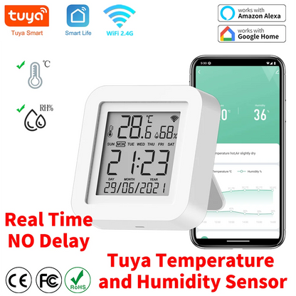 Smart WiFi Temperature & Humidity Monitor