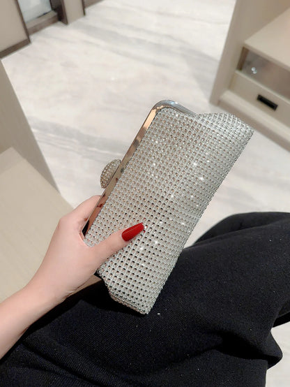 Shiny Rhinestone Evening Bag