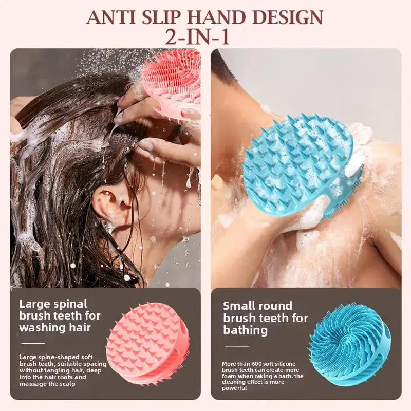 Double-Sided Silicone Bath Brush