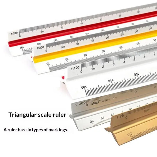30cm Triangular Scale Ruler for Architects & Engineers