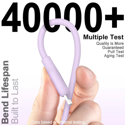 Silicone Lightning Fast Charge Cable