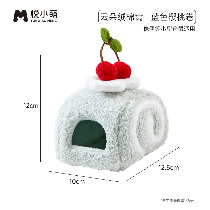 Warm Plush Hamster House