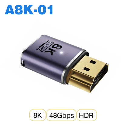 HDMI 2.1 Mini & Micro HDMI to HDMI Adapter – 8K 60Hz 48Gbps