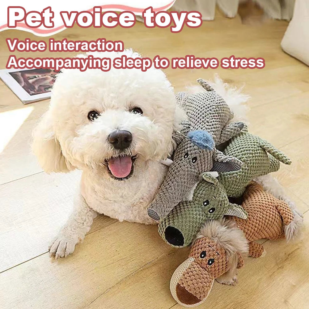 Plush Squeaky Dog Toy for Small Dogs
