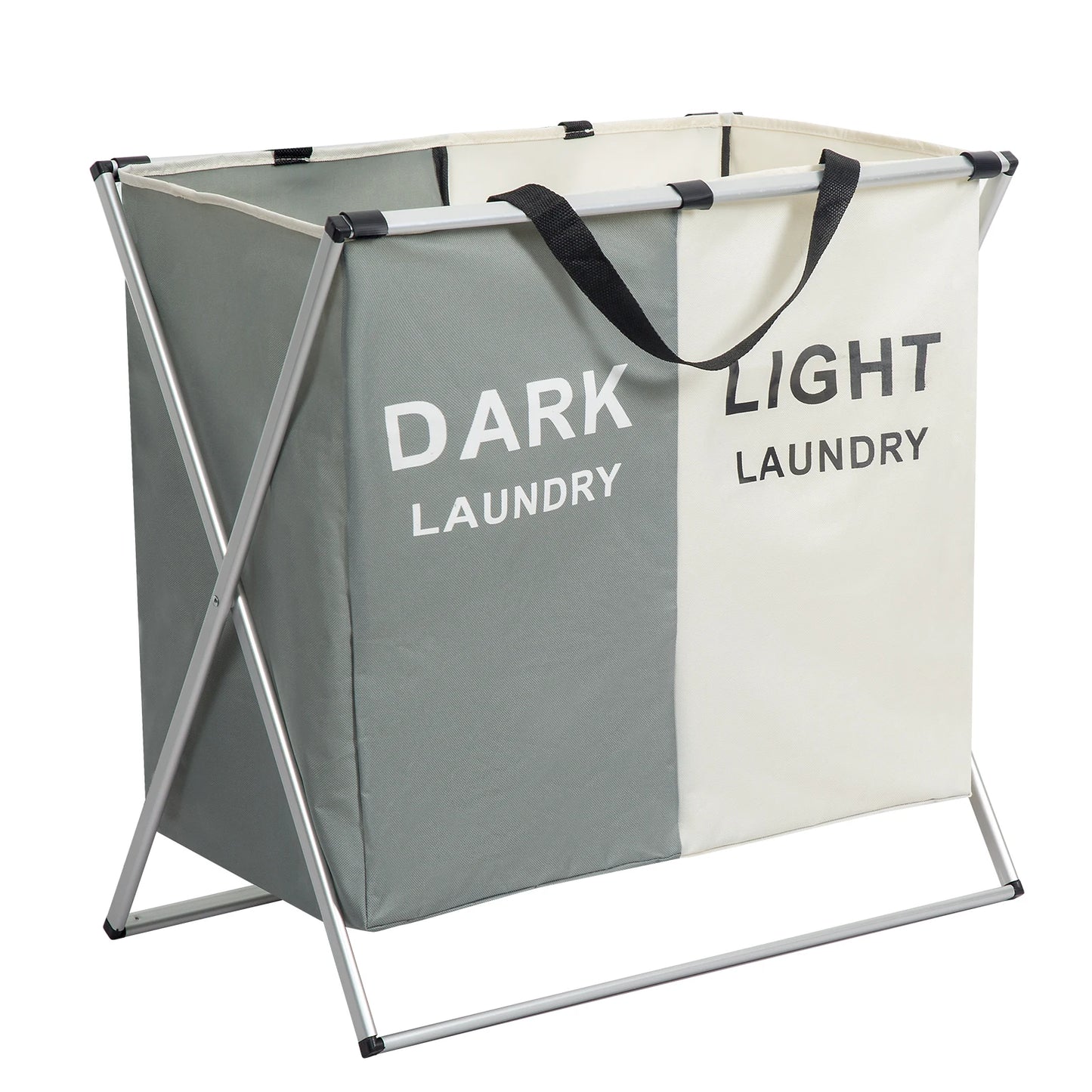 3 Section Foldable Laundry Hamper