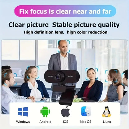 1080P USB Webcam with Microphone