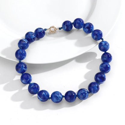 Fishsheep Multicolor Beaded Choker Necklace