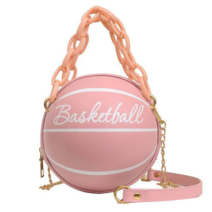 Ball Round Basketball Shape Small Handbag