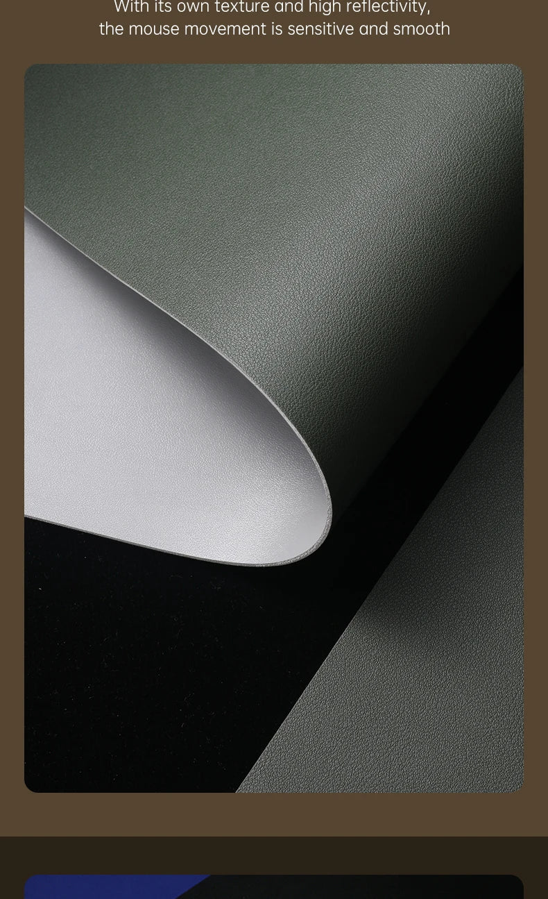 Waterproof Leather Desk Pad for Keyboard & Mouse