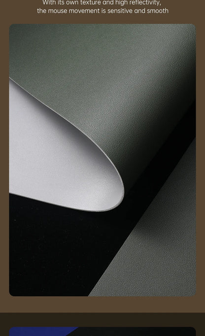 Waterproof Leather Desk Pad for Keyboard & Mouse