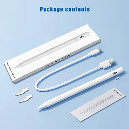 Rechargeable iPad Stylus with Palm Rejection & Magnetic Attachment