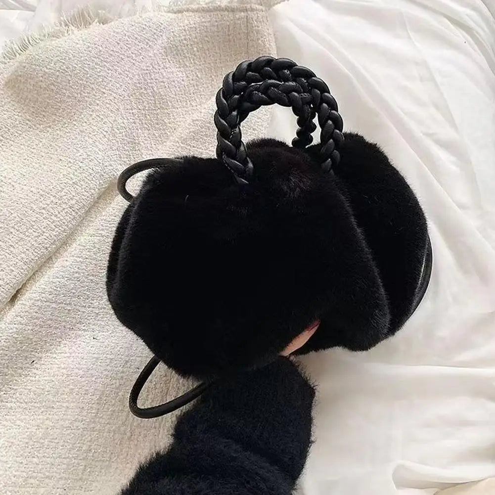 Plush Cloud Crossbody Handbag
