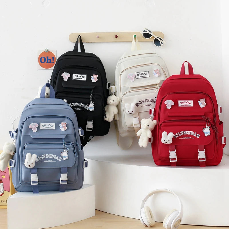 High Capacity Student Backpack Set