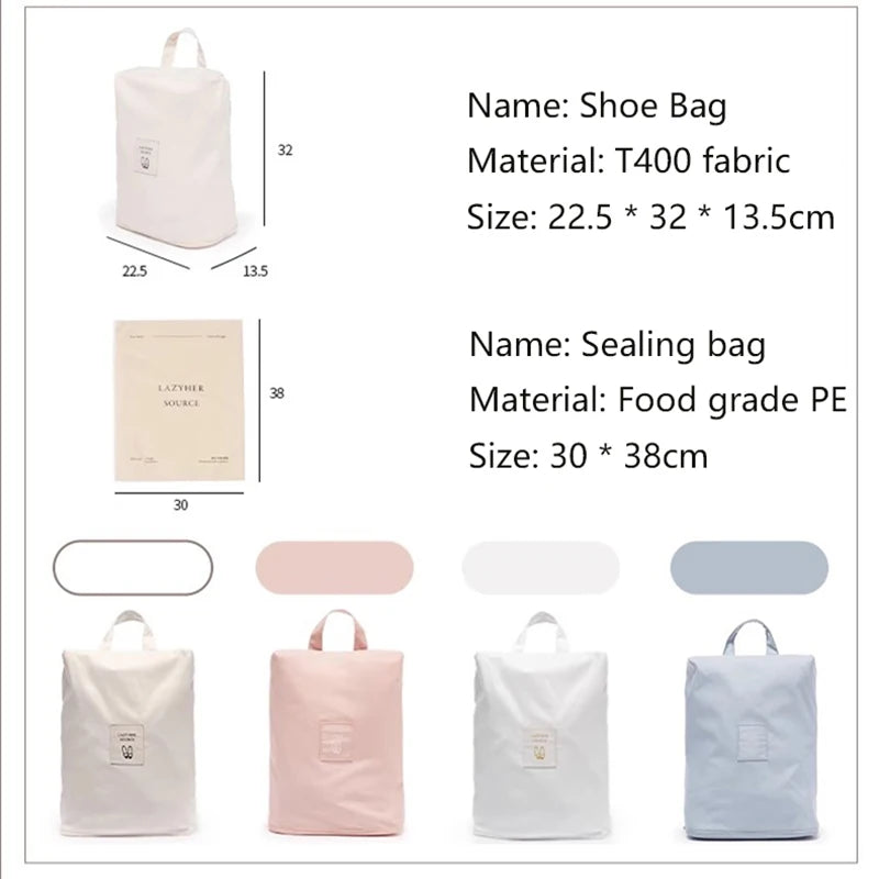 Portable Waterproof Travel Shoe Organizer Bag