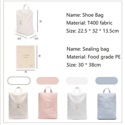 Portable Waterproof Travel Shoe Organizer Bag