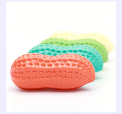 Peanut Squeaky Dog Chew Toy