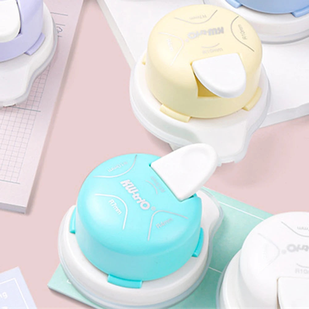 Portable Multi-Radius Corner Rounder Punch for Scrapbooking & DIY