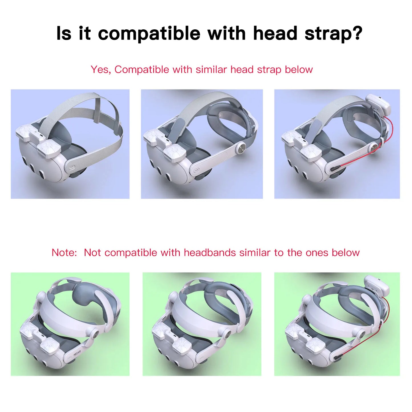 Meta Quest 3 Cooling Fan Face Interface with Magnetic Facial Cover