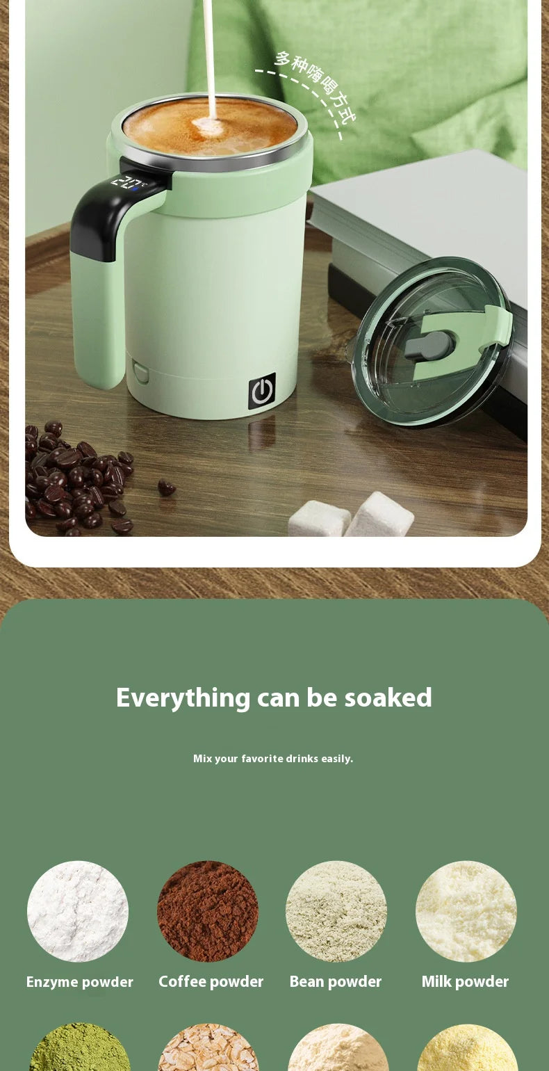 Smart Self-Stirring Temperature Mug