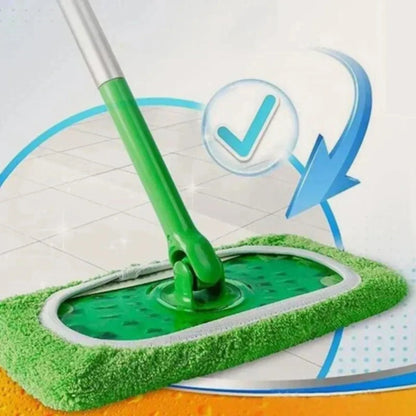 Reusable Microfiber Flat Mop Pad Set