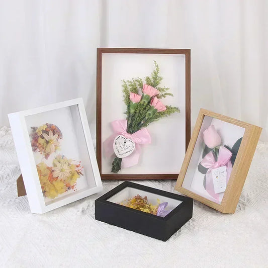 Wooden Shadow Box Display Frame