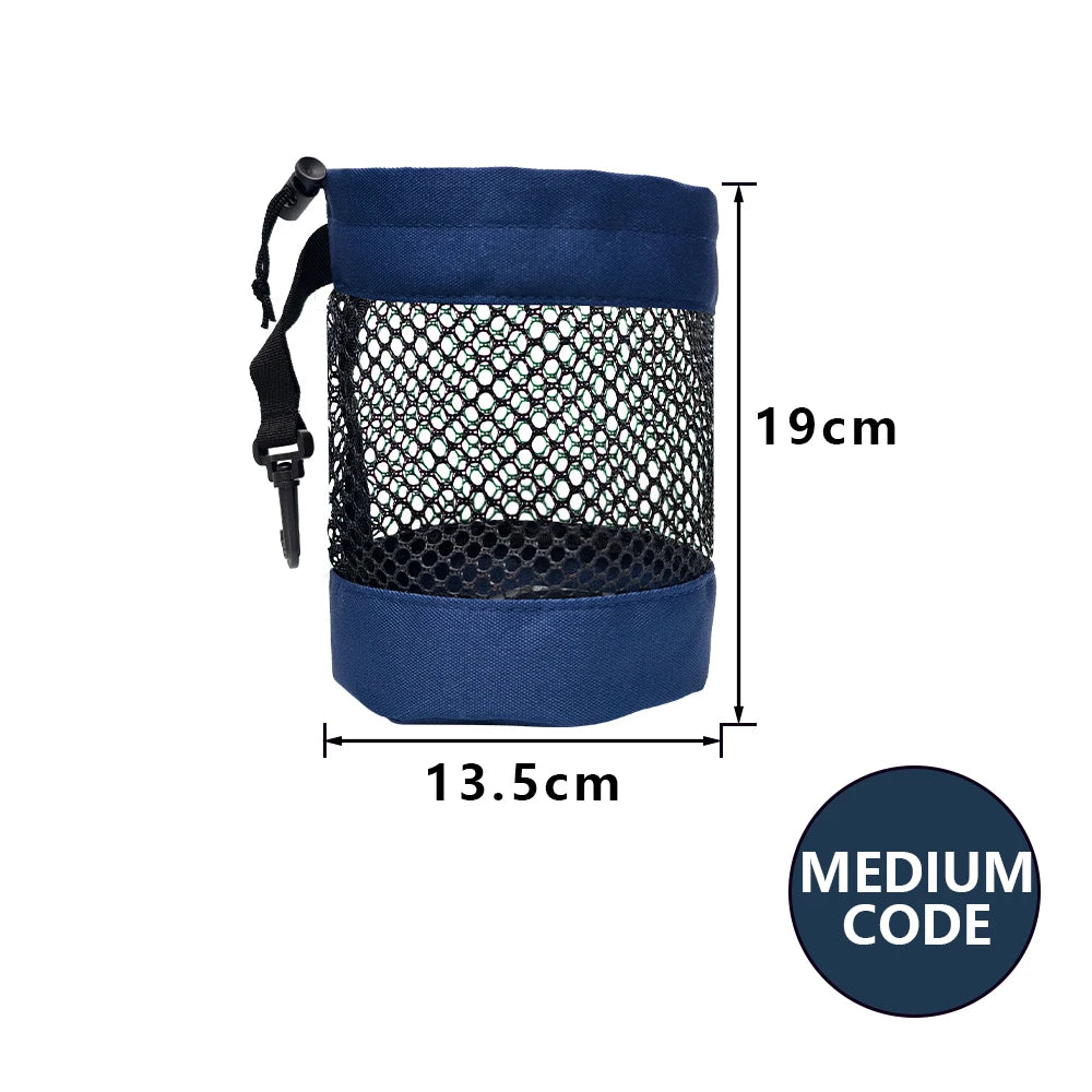 Golf Ball Storage Bag with Drawstring Closure