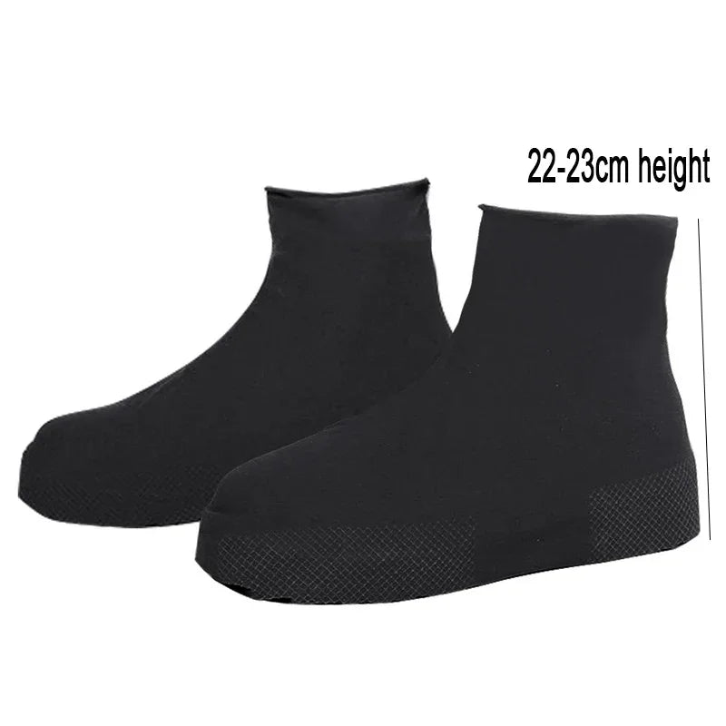 Reusable Shoe Covers – Waterproof Shoe Covers Silicone Anti-Slip Rain Boots Solid Polyester Universal