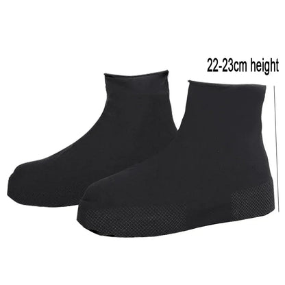 Reusable Shoe Covers – Waterproof Shoe Covers Silicone Anti-Slip Rain Boots Solid Polyester Universal