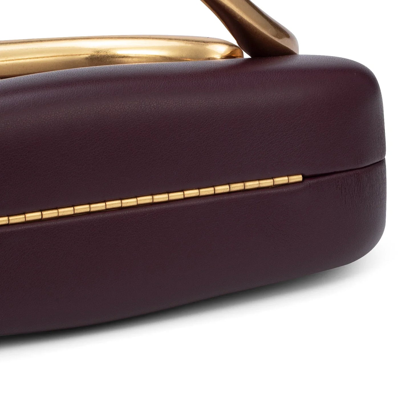 Oval Handle Box Crossbody Bag