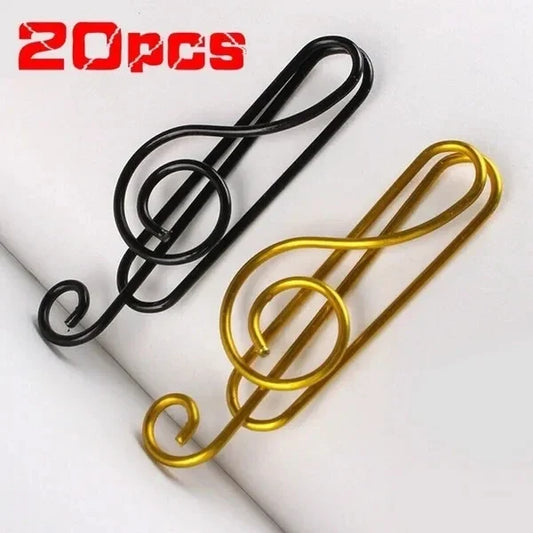 Musical Note Paper Clips