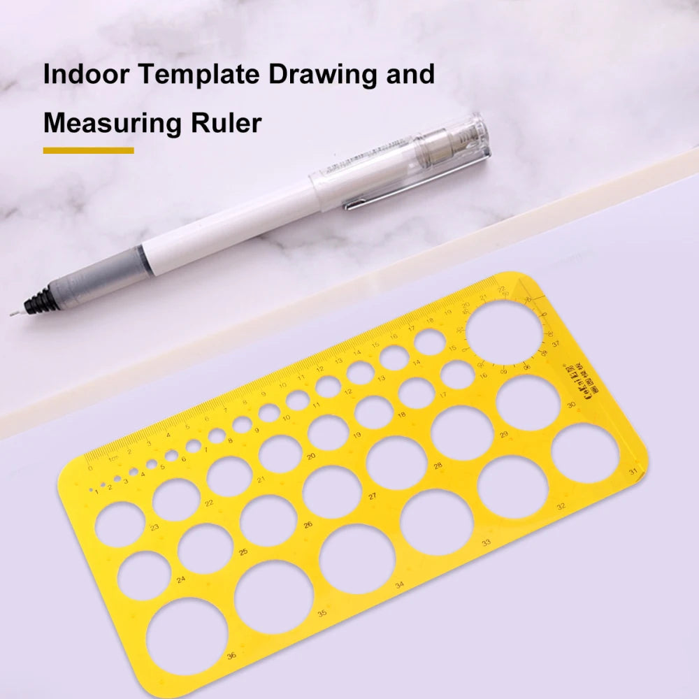 Circle Template Drawing Ruler