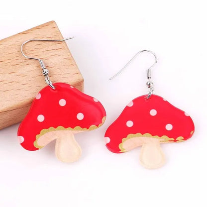 Fruit Vegetables Acrylic Drop Earrings