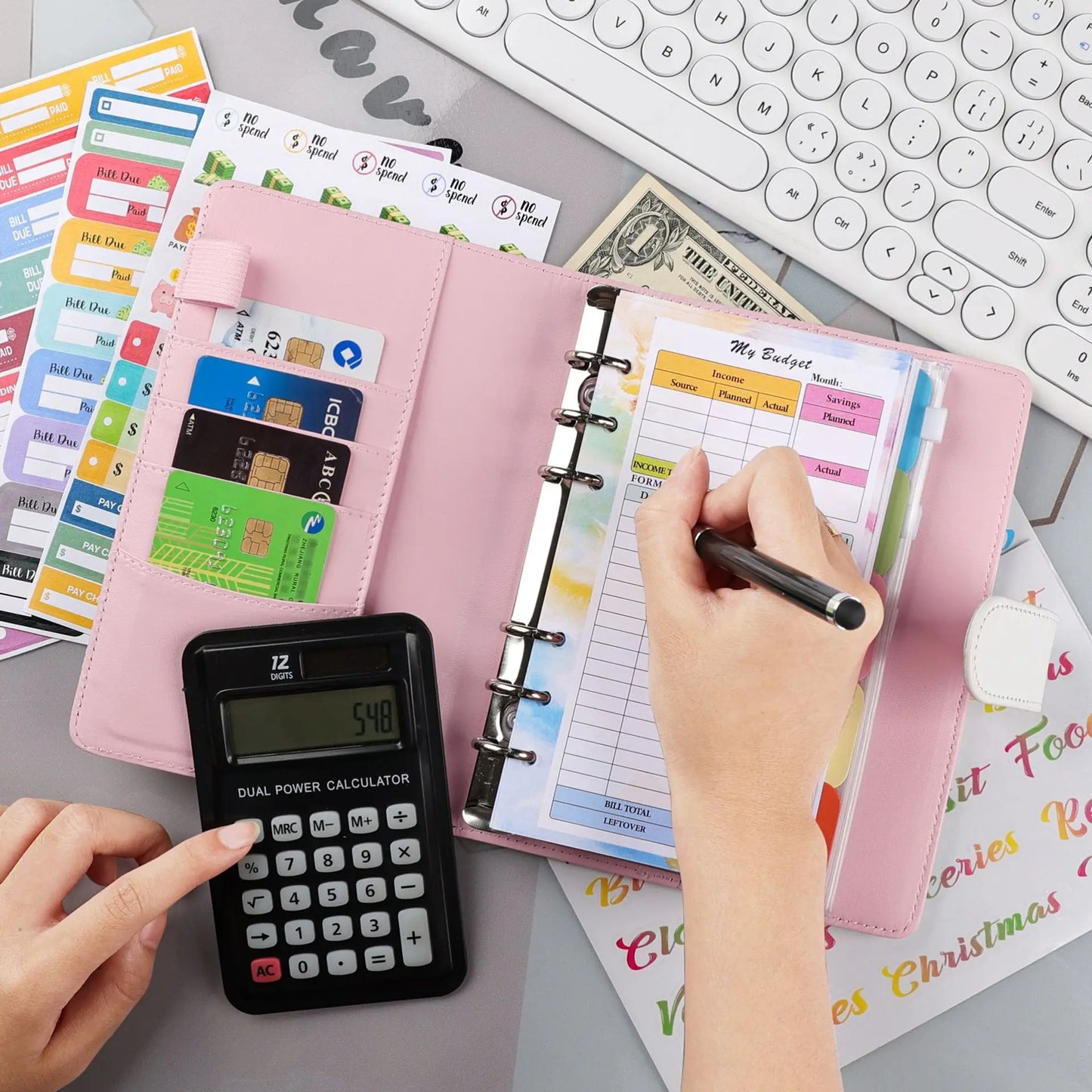 A6 Budget Planner Binder Set