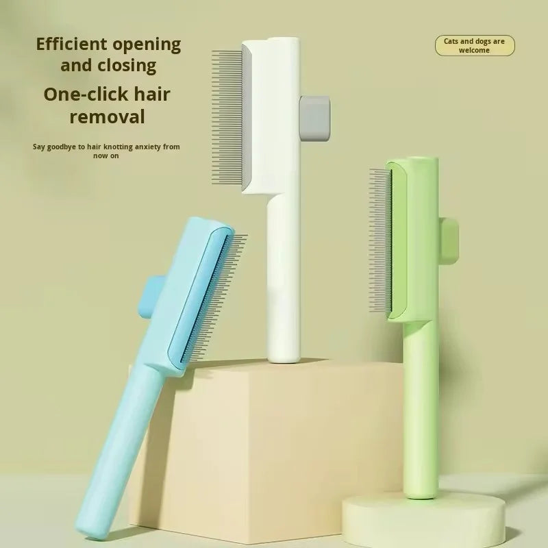Self-Cleaning Pet Shedding Comb