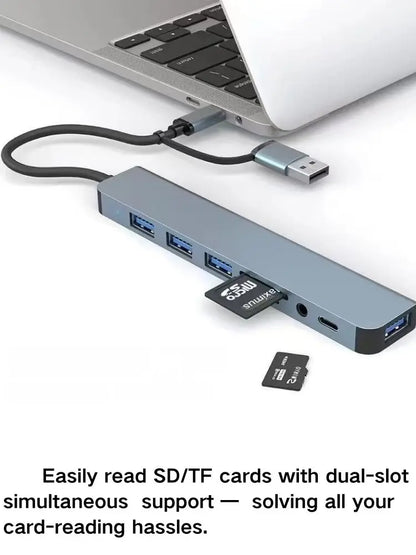 3-in-1 USB-C Hub with 4K HDMI, USB 3.0 & 100W PD Charging
