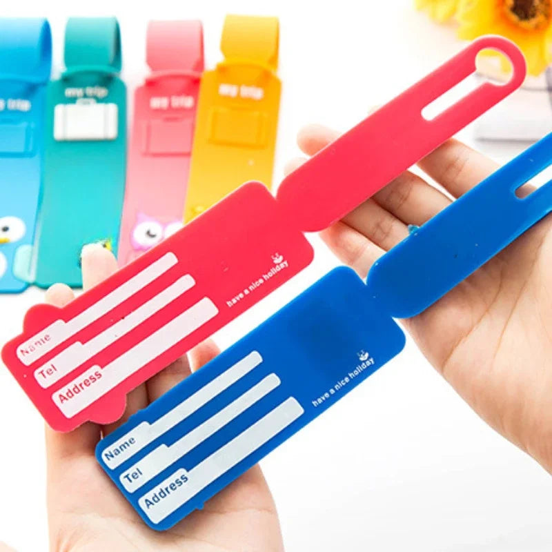 Cute Silicone Luggage Tag