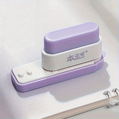 Compact 5-Hole Punch for Notebooks, Planners & Office Documents