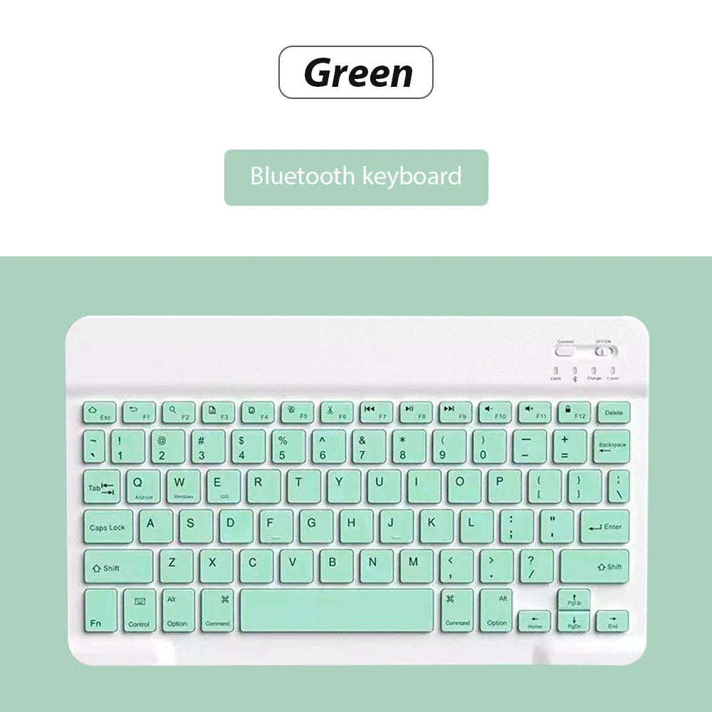 Bluetooth Wireless Keyboard & Mouse Combo for Tablets, Phones & Computers